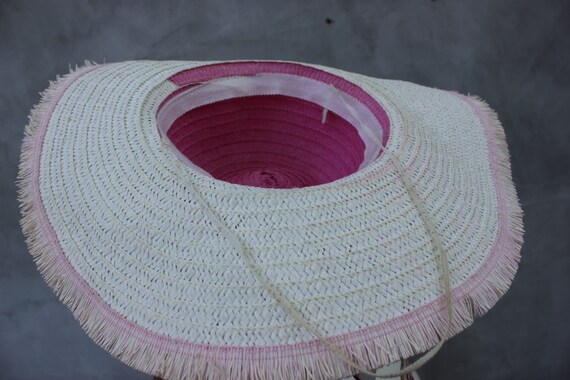 Vintage Summer Straw Hat Fashion Sun Hat Colorful… - image 5