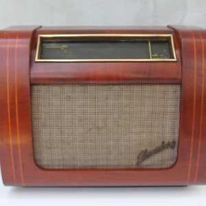 Vintage Germany UKW Home Radio Wooden case Radio Rare Tube radio