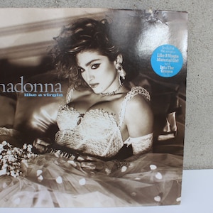 Madonna- Like a Virgin Vinyl, 1984 Pop Dance Music Album, Music Lover Gift