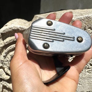 Working Vintage Philips Dynamo Bike Light Retro Chrome Bicycle Headlamp Front Lamp, Mid Century Dutch Industrial Lighting