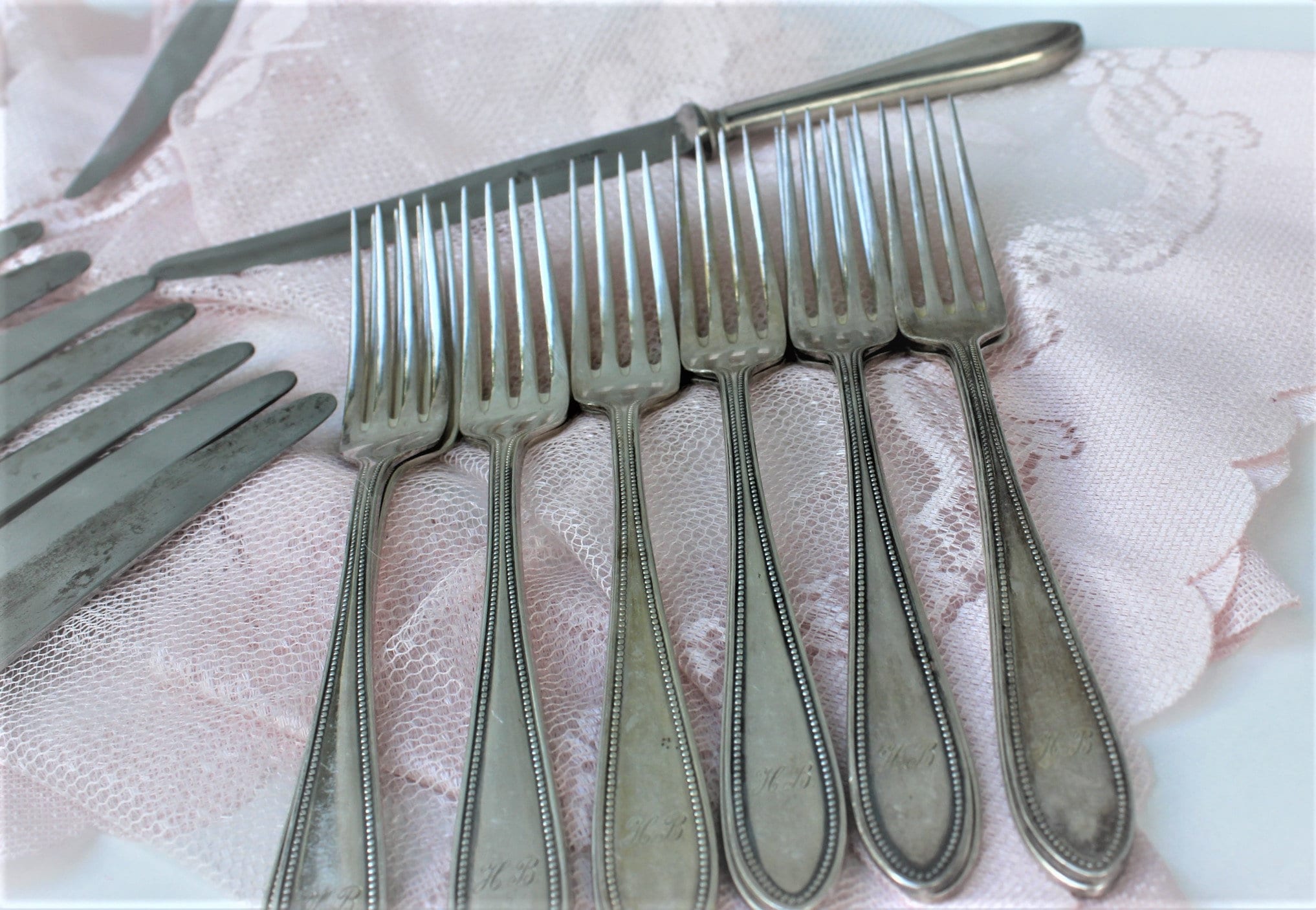 フランス製／純銀】トング「シェル 小」1点／No.6