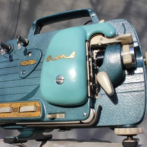 Vintage Meopta AM8 8mm Film Projector Mid Century Czech Movie Projector Retro Home Cinema Equipment Fully Working & Decorative