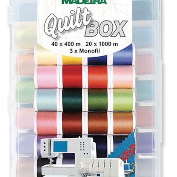 Madeira Softbox Aerofil 120 Quilt Box - 60 spools