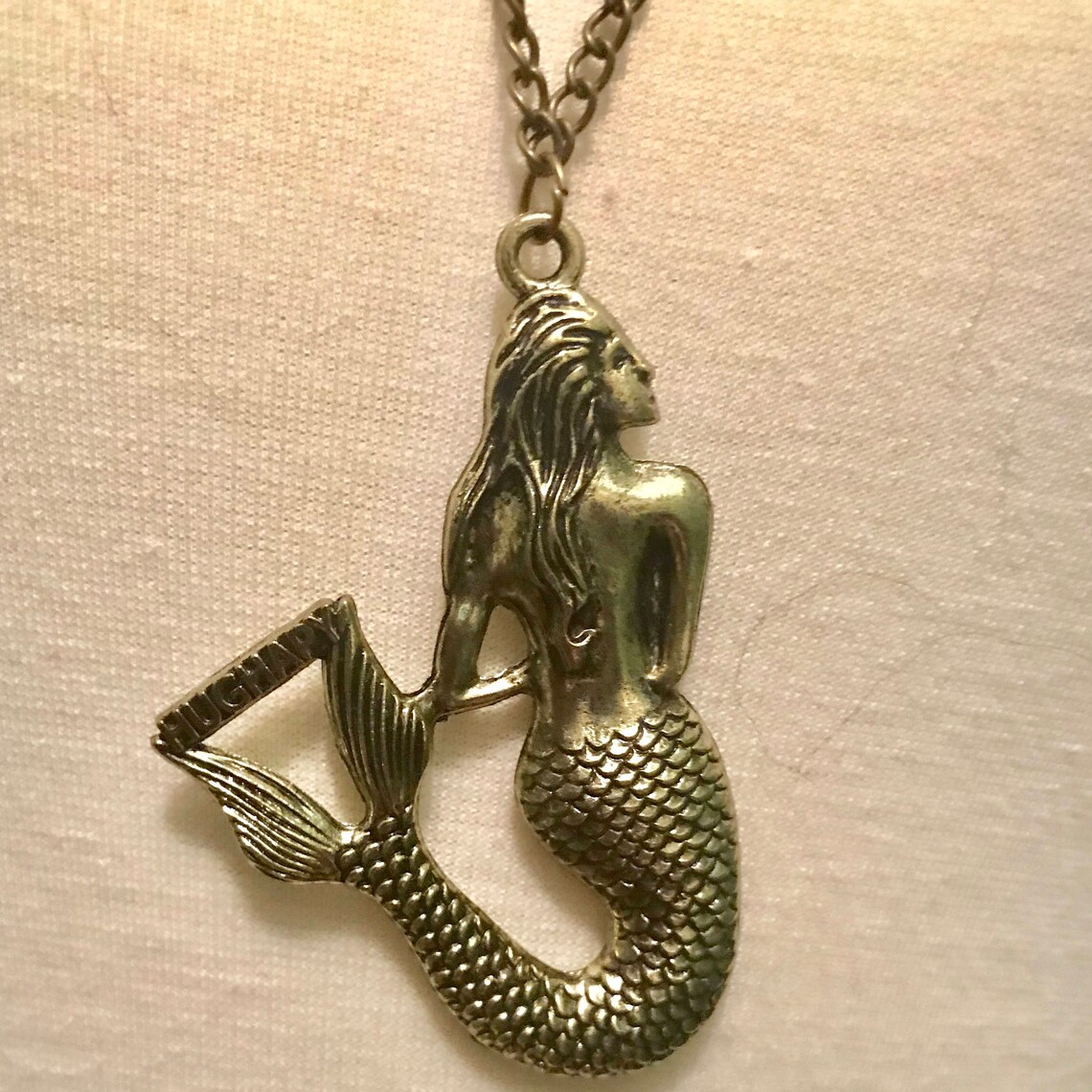 Brass Mermaid Medallion Mermaid is 2 1/2 Long and 1 | Etsy