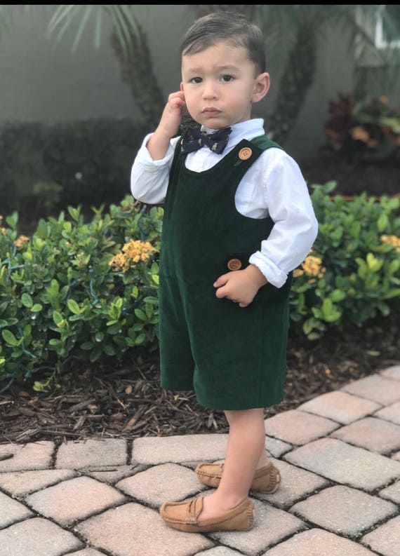 baby boy velvet romper