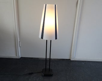 Lebber vintage® - Vintage Ikea Vistofta vloerlamp / tafellamp. Zwart - wit.