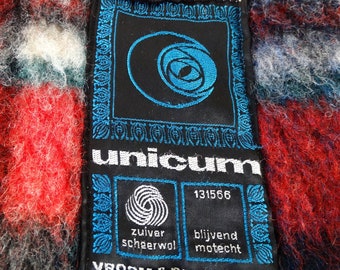 Lebber vintage® - Vintage wool blanket 100% pure new wool from Unicum. 140 x 200 cm