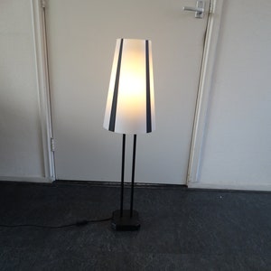Lebber vintage® - Vintage Ikea Vistofta floor lamp / table lamp. Black and white.