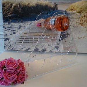 Lebber vintage® - Plexiglass wine rack, eighties!! For 6 bottles..