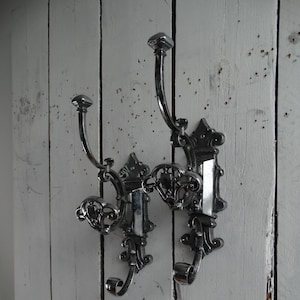 Lebber vintage® - Aluminum coat rack, vintage coat hook, vintage coat rack, 2 pieces!