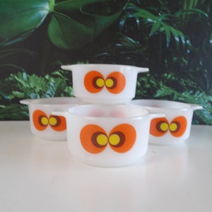 Lebber vintage® - Schott Mainz Jena Glass Bowl Peacock Eye collection - Soup bowl - yogurt bowl, 1960s Made in Germany