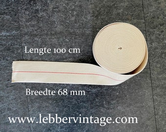 Lebber vintage® - Stelpit, vlakpit, lont voor petroleumstel 100 cm lang 68 mm breedte