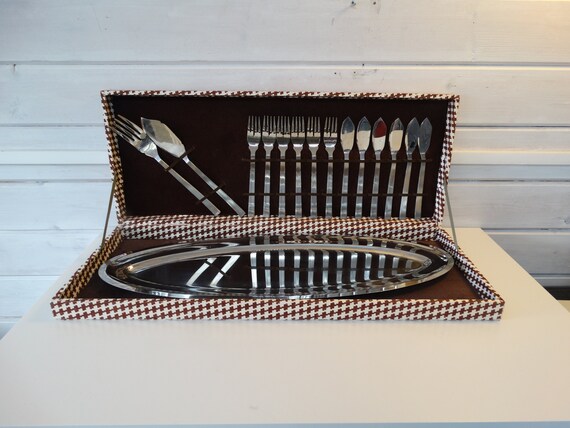 Lebber vintage® - Vintage Italian -Giori- fish cutlery, from the sixties!