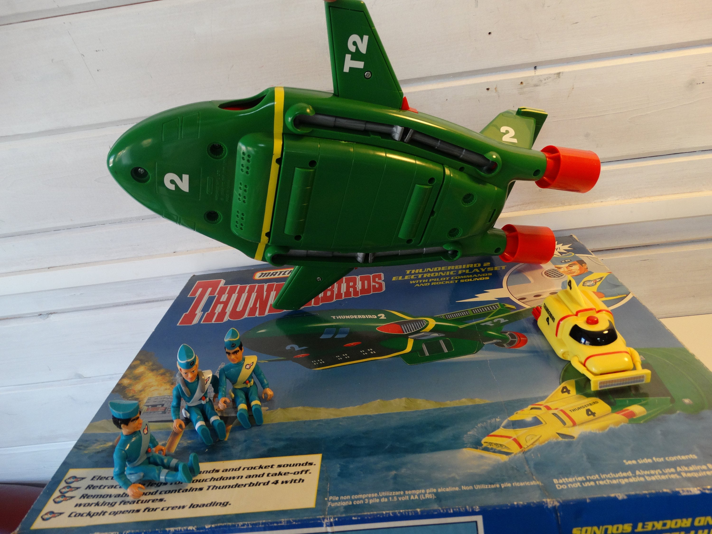 Lebber vintage® - Thunderbird 2 electronic plaset with pilot