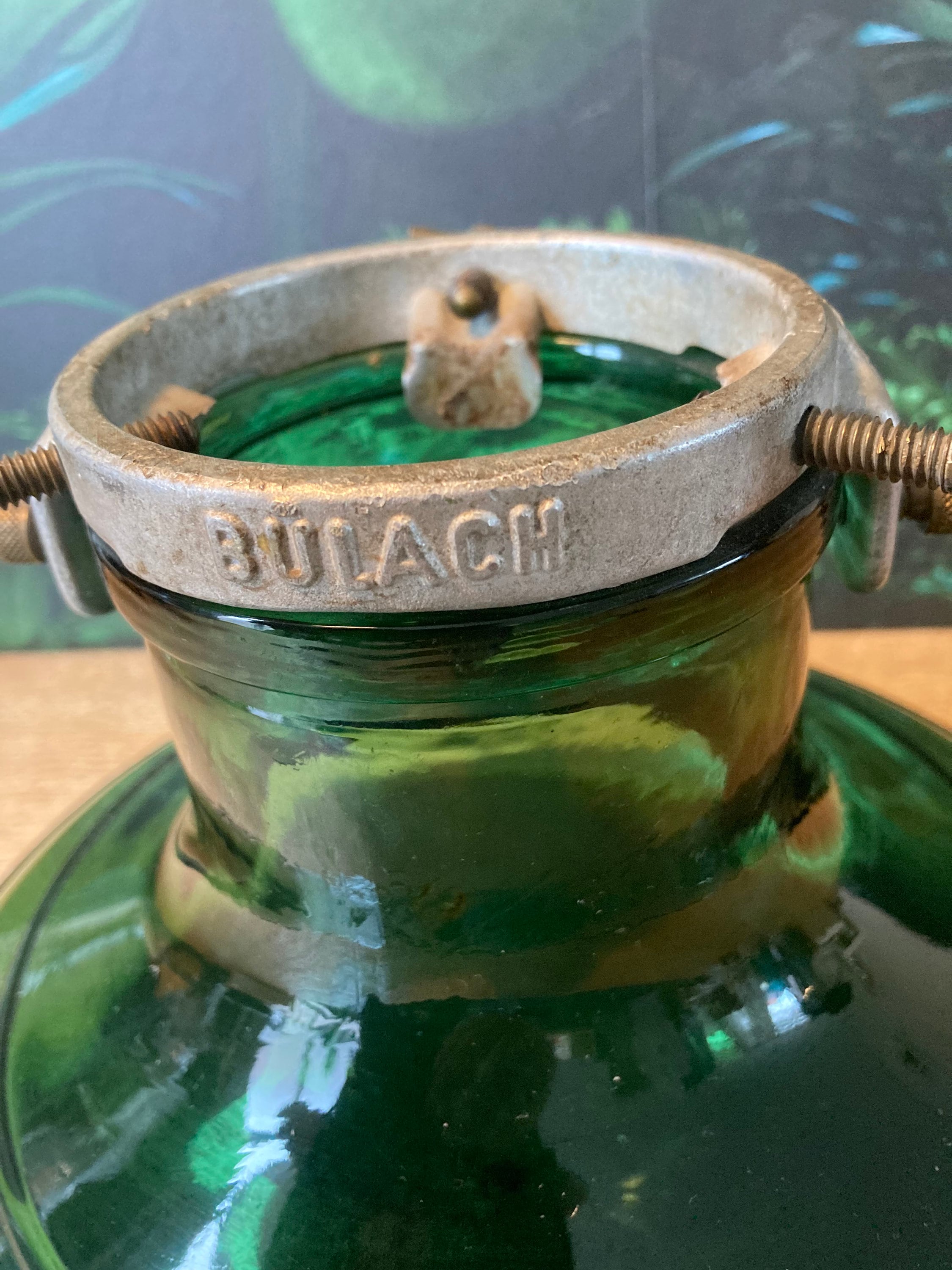 Lebber vintage® - Bulach of Switzerland, Green Glass Christmas