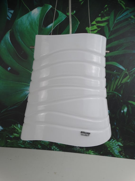 Lebber vintage® - Murano glass pendant lamp, by AV Mazzega Italy.