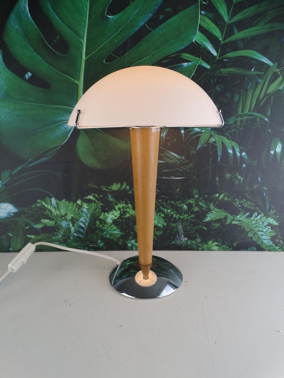 Lebber vintage® - Vintage design lamp - Mushroom - frosted glass - vintage mushroom.