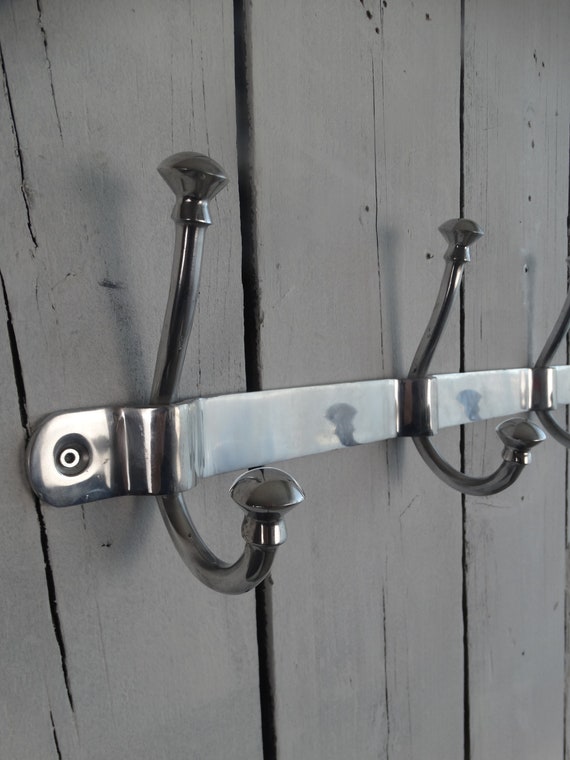 Lebber vintage® - Art deco metal coat rack 1930s style, train coat rack!