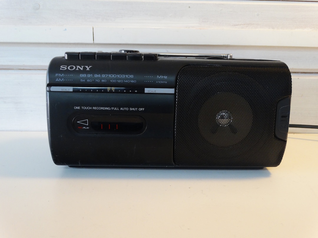 Lebber Vintage® - Sony CFM-10 AM/FM Radio Cassettekabel - Boombox