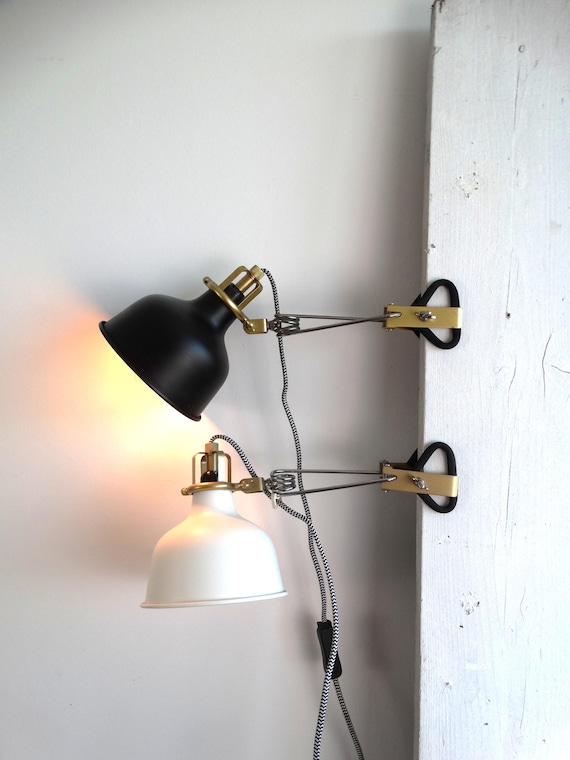 Lebber vintage®- Vintage IKEA - Ranarp Clamp Lamp - Type V1211. Black or white.