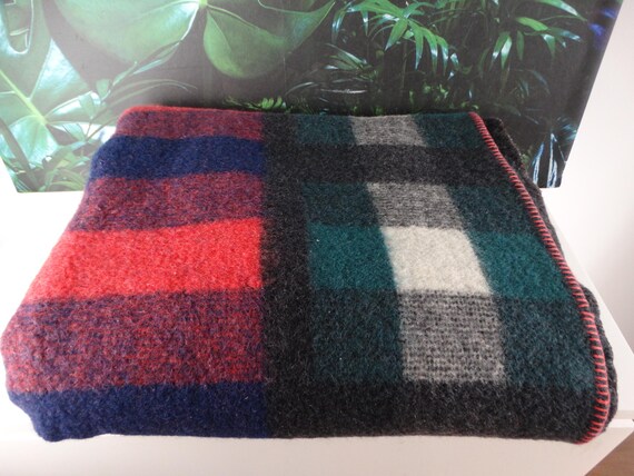 Lebber Vintage® - Vintage wool blanket made from 100% pure new wool. 160 x 210 cm