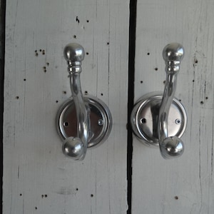 Lebber vintage® - 2 pieces Art deco coat hooks, vintage coat hook, vintage coat rack.