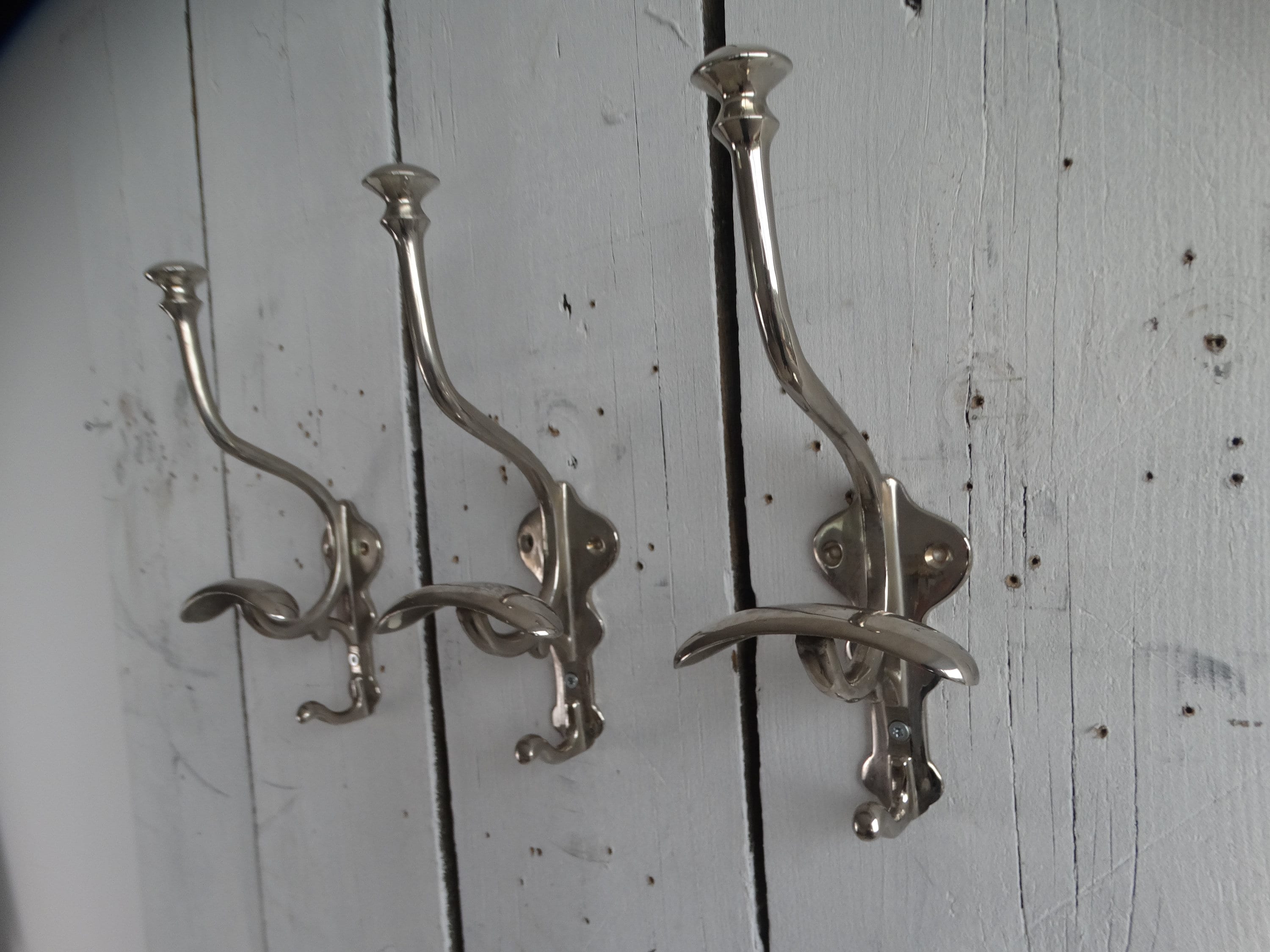 Lebber vintage 3 pieces Art deco coat rack hooks vintage coat hook vintage coat rack