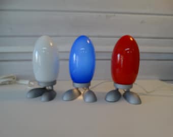 Lebber vintage® - IKEA Dino egg lamp, table lamp, Ikea, Tatsuo Konno Fjorton design 1990's, vintage Ikea night light, Ikea night lamp