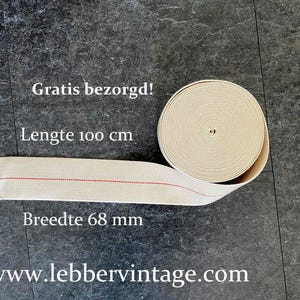 Lebber vintage® - Stelpit, vlakpit, lont voor petroleumstel 100 cm lang 68 mm breedte