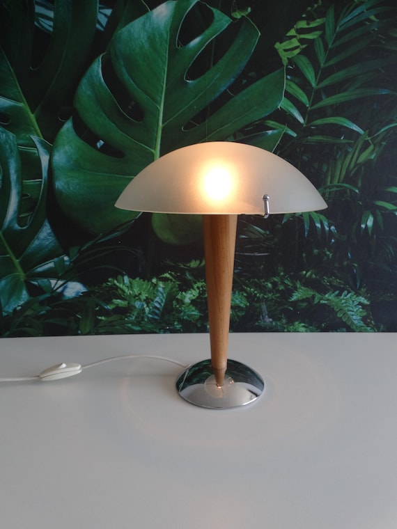 Lebber vintage® - Vintage design lamp - Mushroom - frosted glass - vintage mushroom.