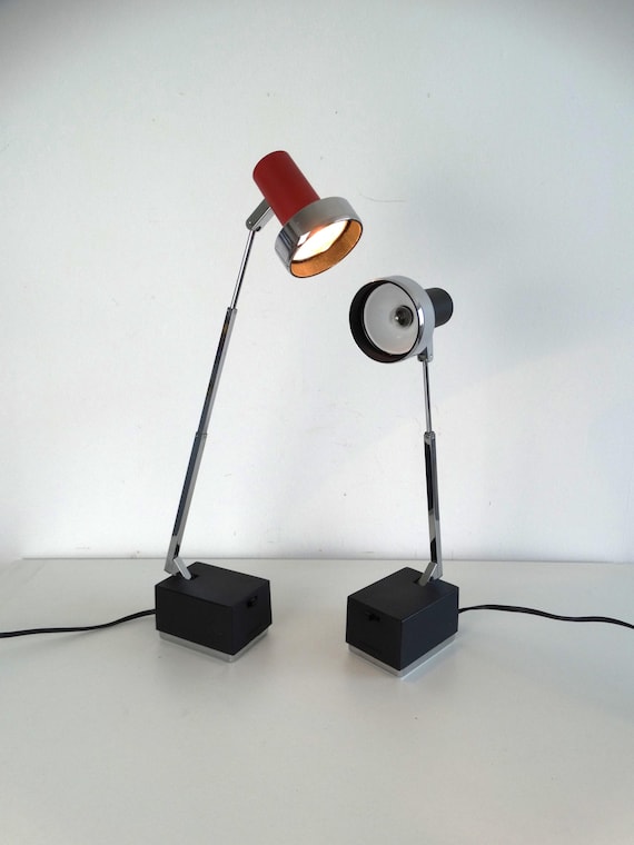 Lebber vintage® - Vintage Lightolier telescope lamp, US space-age table or wall lamp.