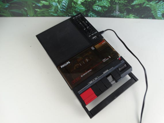 Lebber vintage® - Vintage Philips D6350-60 cassette player, working well.
