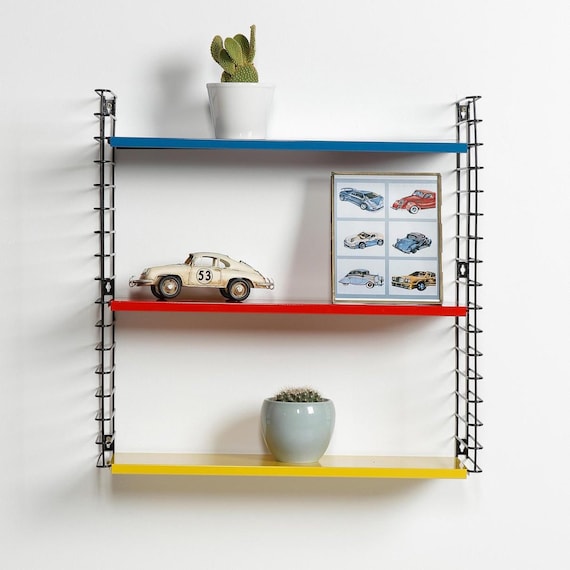 Lebber vintage® - Tomado wall rack - Tomado Bookcases, Design D. Dekker. Pilastro - Nisse String - Wall Unit - Cadovius - Vintage - Retro.