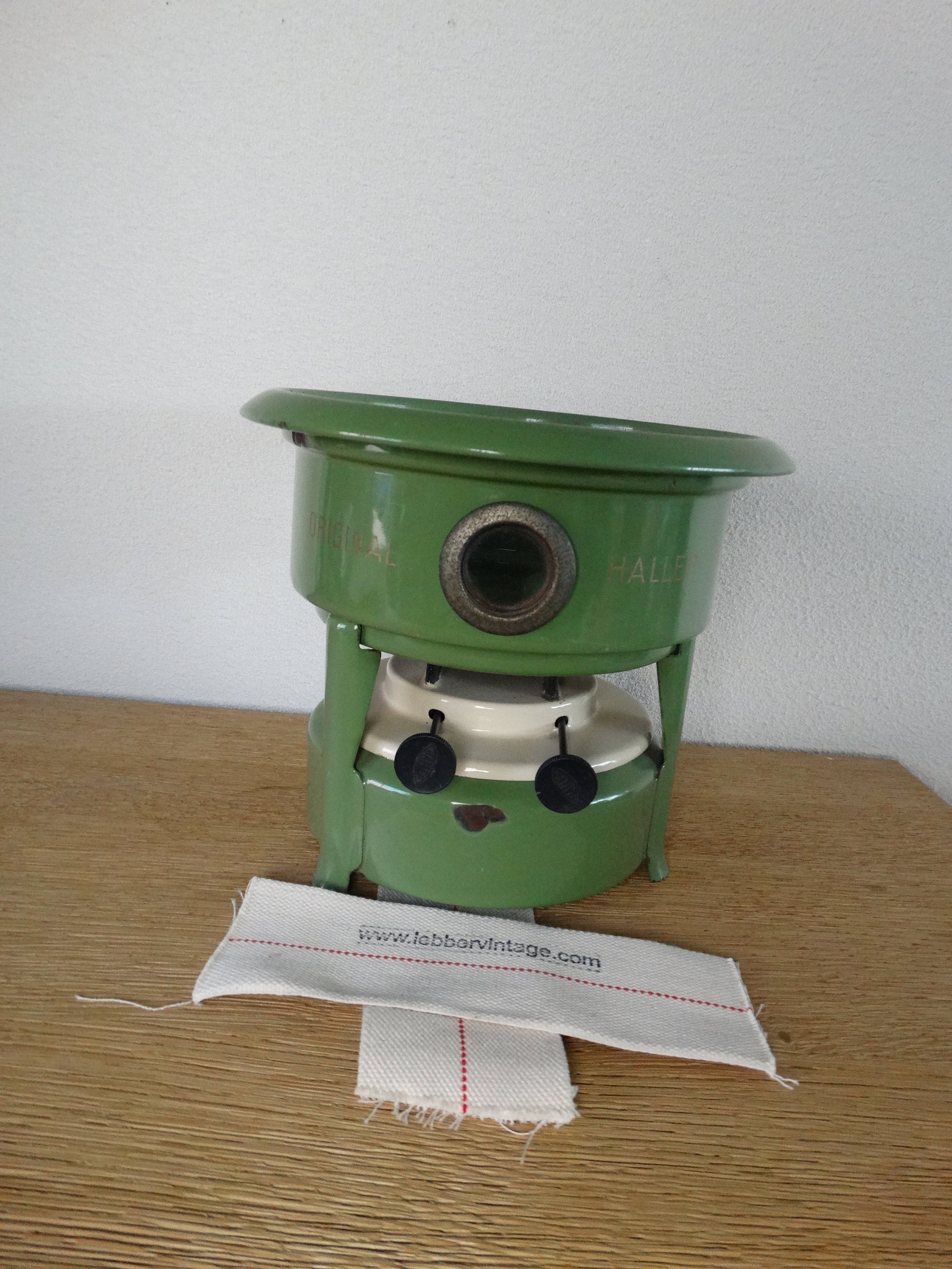 Lebber vintage® - Petroleum stove, petroleum stove, Petroleumofen! 2 pits.  Original Haller!