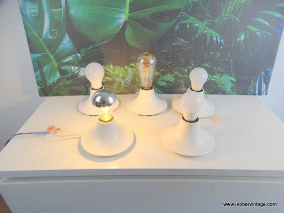Lebber vintage® - Artemide Teti wall / ceiling lamp, design Vico Magistretti - vintage space-age lamp.