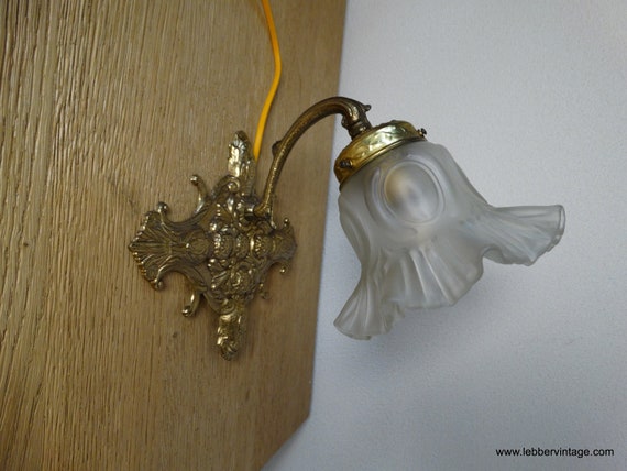 Lebber vintage® - Vintage brass wall lamp from the 1960s