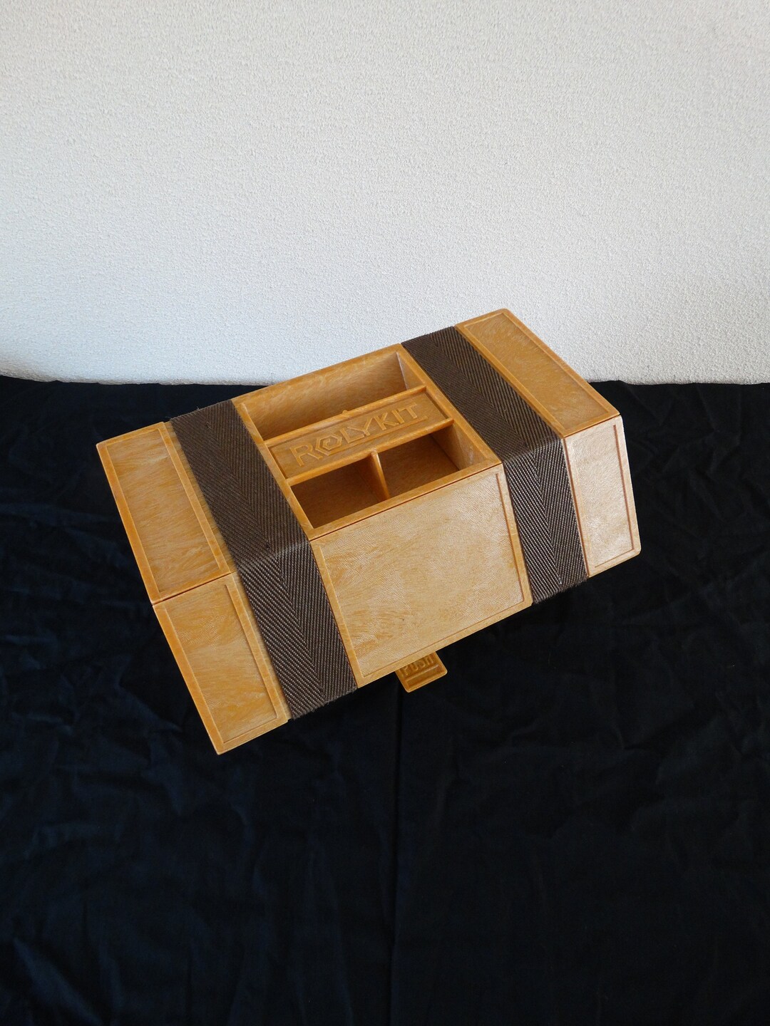 Lebber Vintage® Vintage Rolykit Rollup Storage Box 1980s Etsy