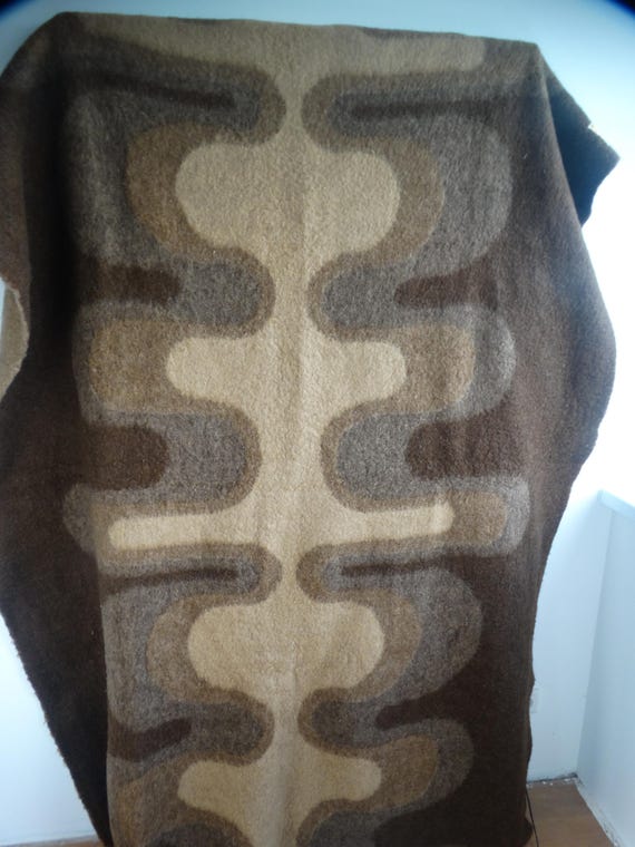 Lebber vintage® - Vintage wool blanket 100% pure new wool Zaalberg wool blanket 170 x 210 cm.