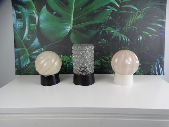 Lebber vintage - Thabur light pink ceiling lamp - 1930s - art deco - lighting from The Hague, the Netherlands.