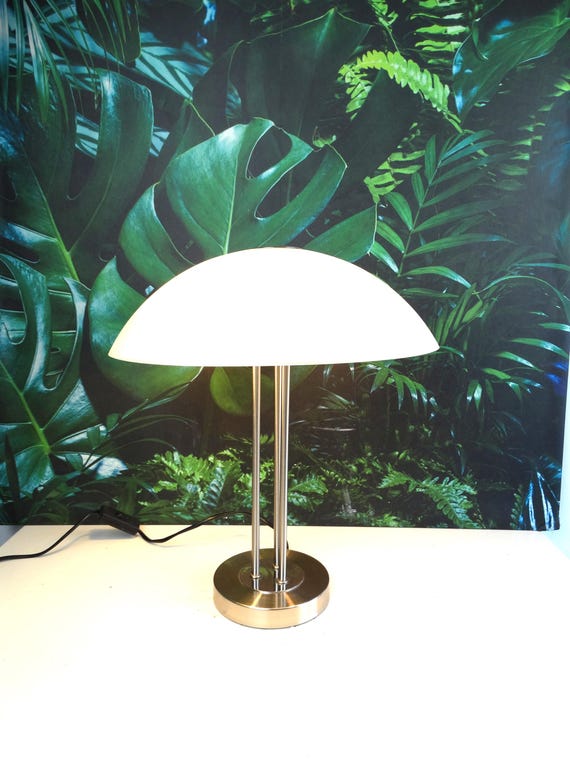 Lebber vintage® - Vintage design lamp - Mushroom - frosted glass - vintage mushroom.