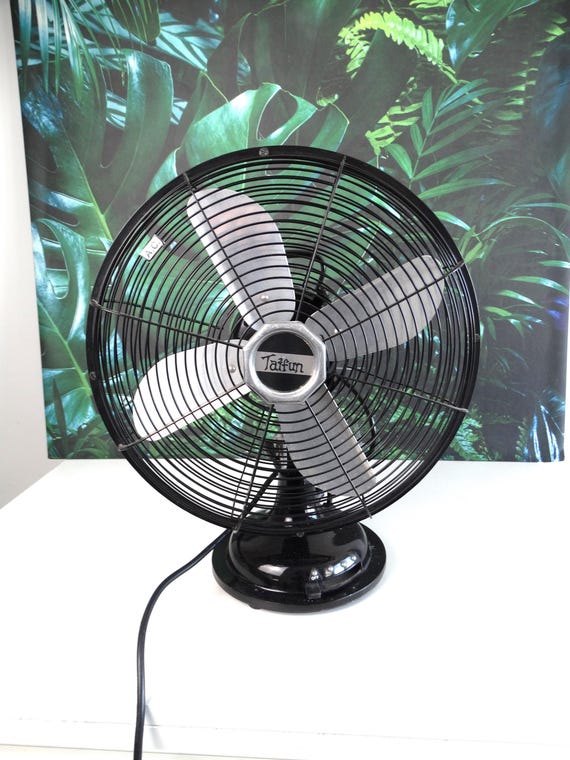 Lebber vintage® - Vintage Ikea fan, 1980s. Black edition.