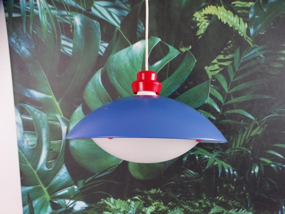 Lebber vintage® - Vintage Ikea SMYG Memphis style ceiling lamp Ufo Design Maria Vinka mushroom lamp.