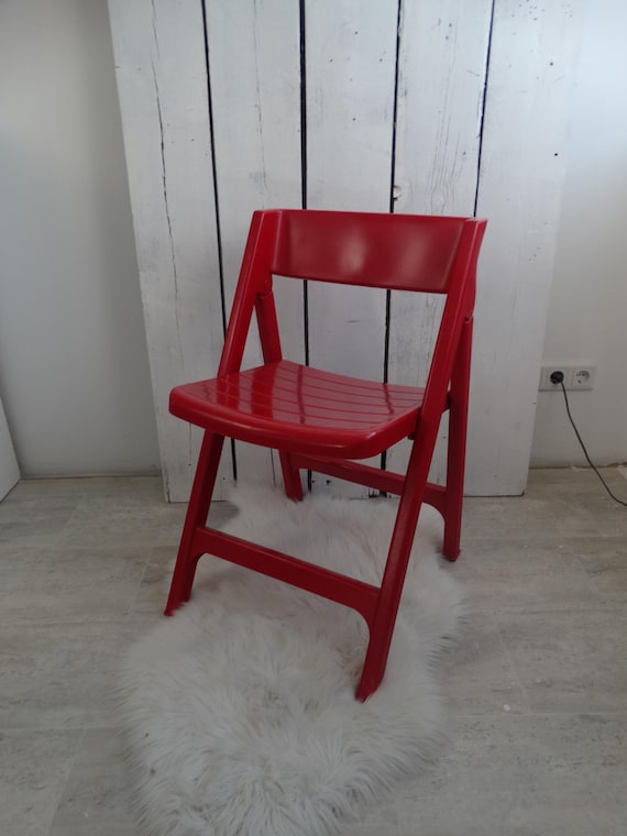 Lebber vintage® - Red Flair Folding Chair Pizzicato - 1970s