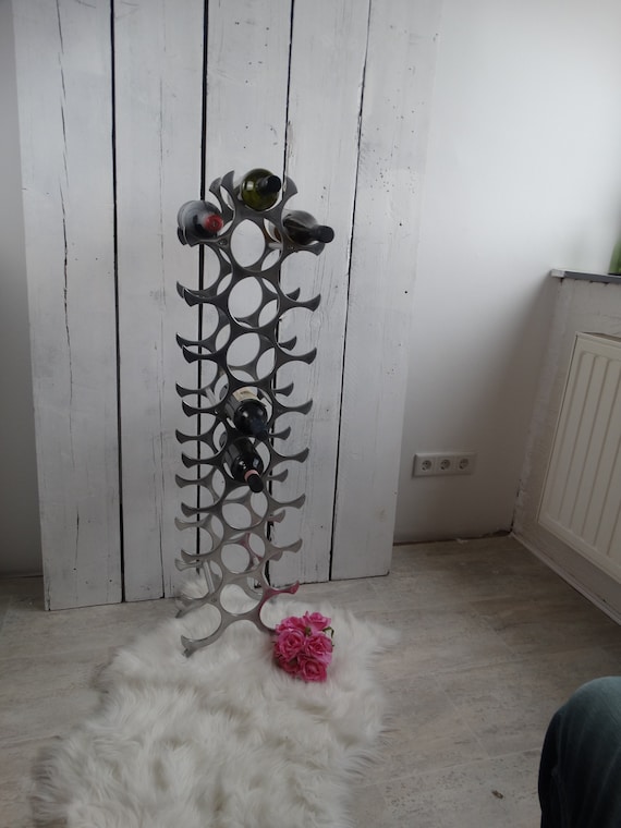 Lebber vintage® - Wine rack bottle rack Alu 27 bottles XXL, German Design.