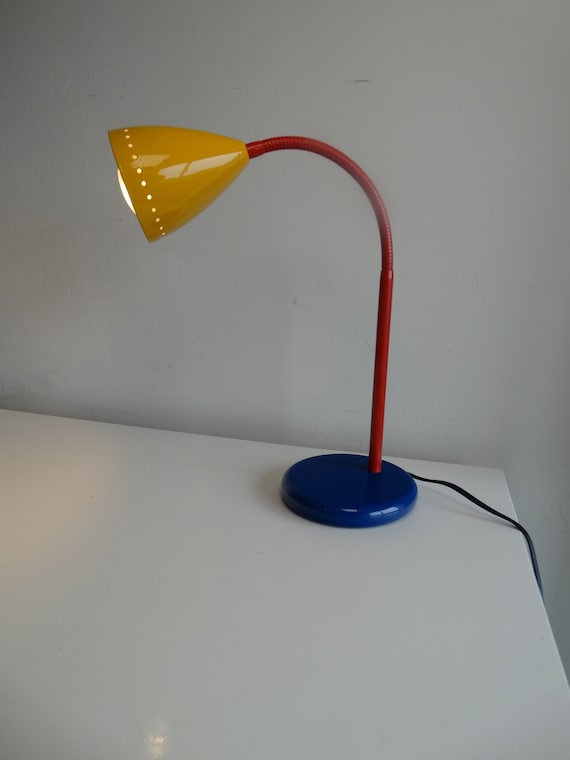 Lebber vintage® - Vintage desk lamp in multi color, Memphis style, Milano!