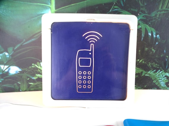 Lebber vintage® - Vintage Ikea SKUGGA wall lamp, 90s / nineties lamp with pictograms / pictograms.