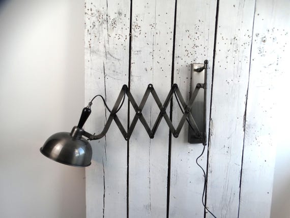 Lebber vintage® - Vintage scissor lamp, large size.