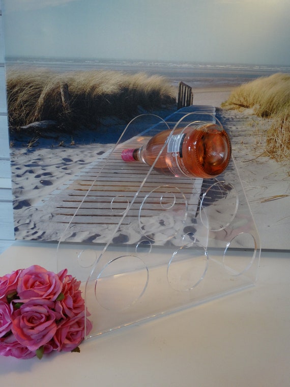 Lebber vintage® - Plexiglass wine rack, eighties!! For 6 bottles..