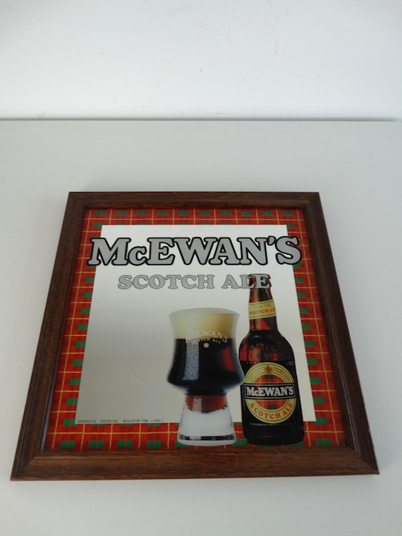 Lebber vintage® - Vintage McEwan's beer mirror, advertising mirror.