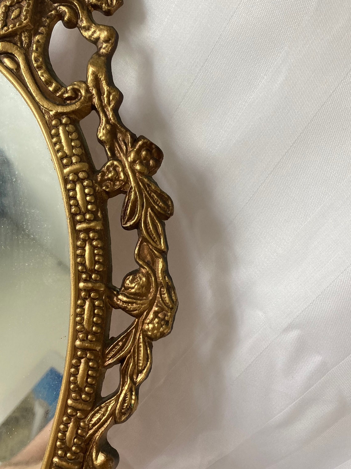 Antique Cast Iron Mirror Midcentury. Etsy